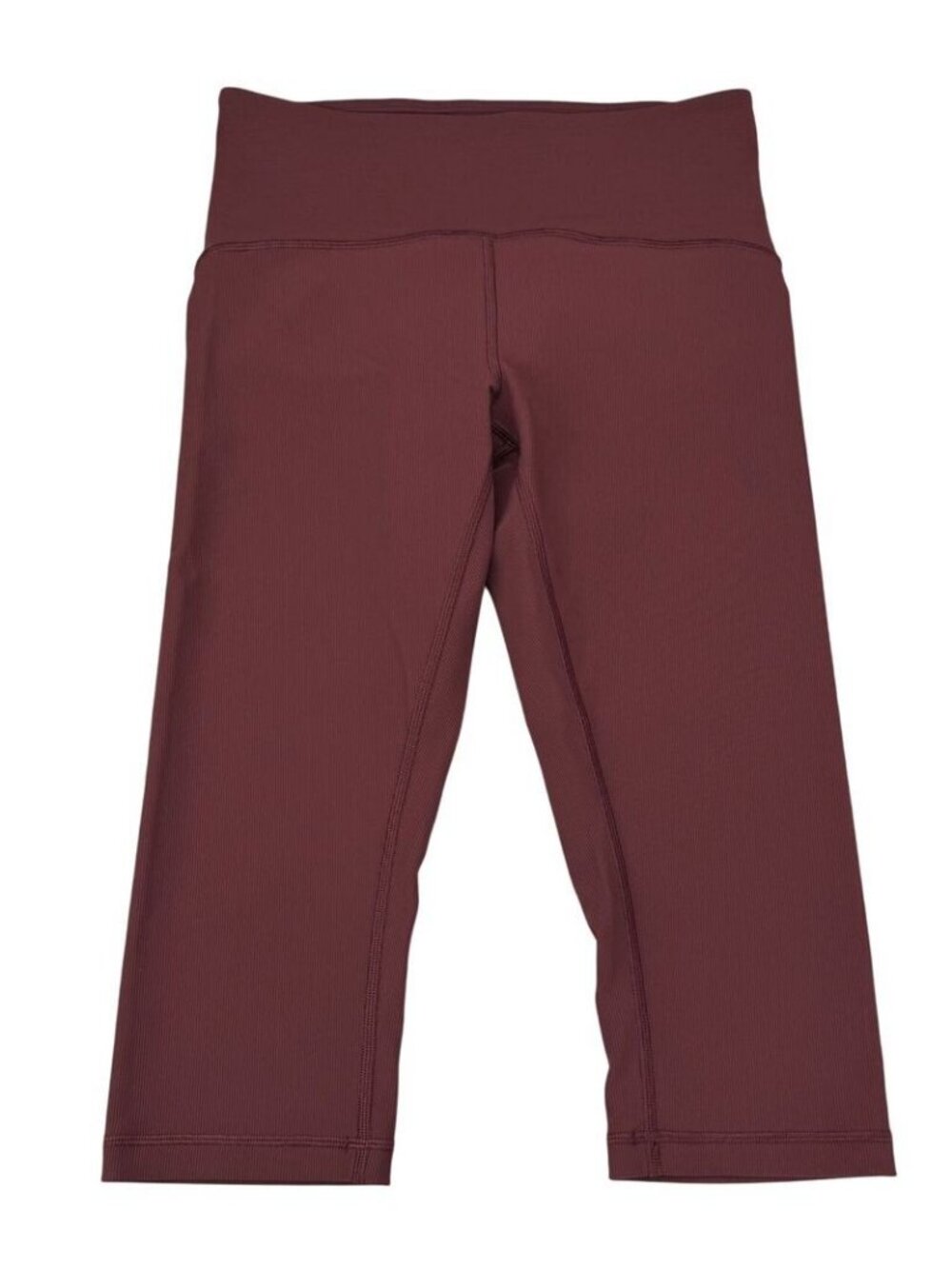 Lululemon Ribbed Contoured Crop Red Merlot - Picture 3 of 6